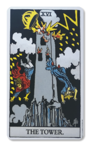 Major arcana tarot kortet the tower