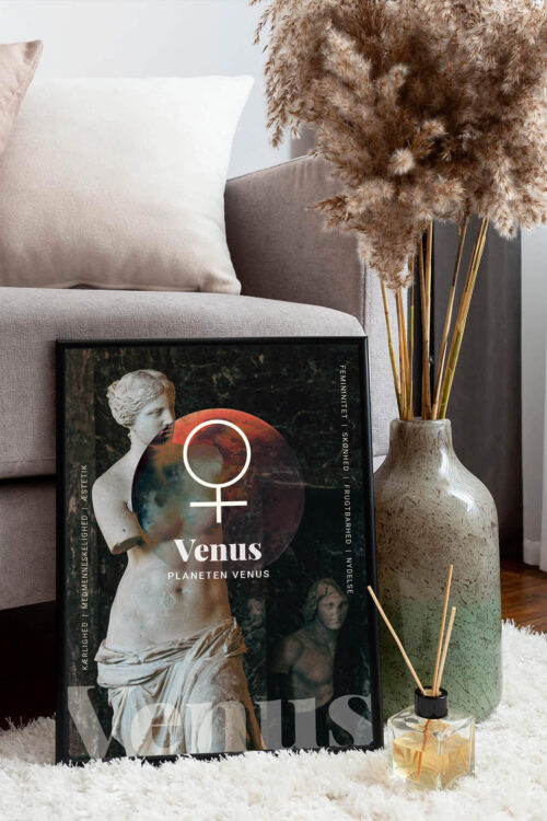 Planeten Venus plakat