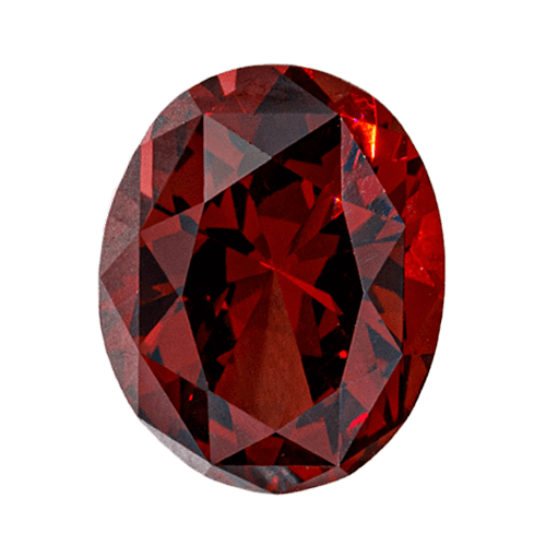 Rød Granat krystal