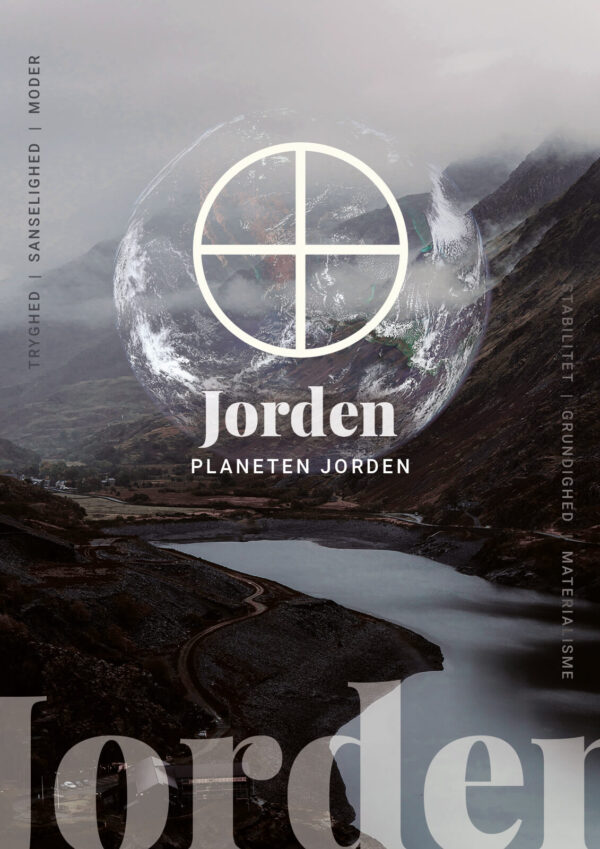 planeten jorden plakat i stort format