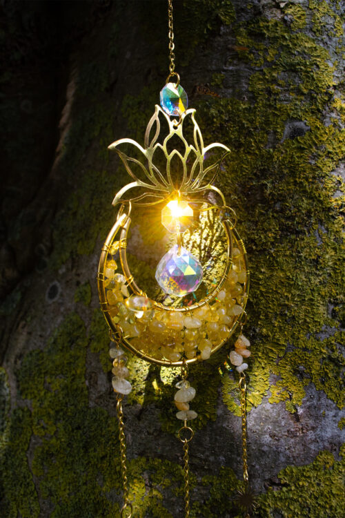 Solfanger uro / Suncatcher med Citrin krystal